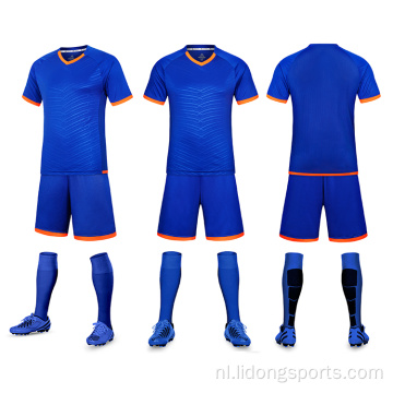 Aangepaste teamuniforme unisex voetbalshirts voetbalshirt